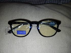 121416171 Ytdbns Black Round Blue Light Blocking Uv400 Protective Reading Glasses 2.25