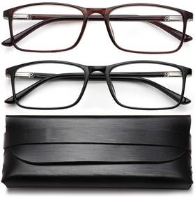 Ytdbns 782905457409 Reading Blue Light Blocking Glasses - 2 Pack Computer Readers Men Women Spr Inch