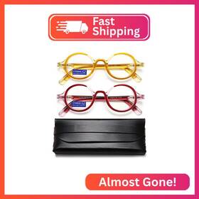 B0bhvmvwdf Ytdbns Retro Round Reading Glasses For Men And Women Stylish Color Frame Design