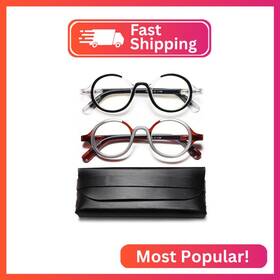 B0cmq23d5z Ytdbns Retro Round Reading Glasses For Men And Women Stylish Color Frame Design