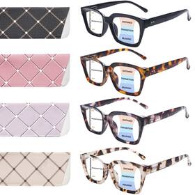 B0chxzlwv5 Zonlon 4 Pack Progressive Multifocus Reading Glasses Women Oprah Blue Light