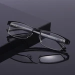 4 Pack Men Classic Style Square Metal Frame Reading Glasses Spring Hinge Readers. Fixed Price $19.45.