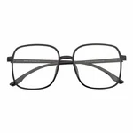 Otaku - Large Square Glasses Blue Light Shiny Black Clear Lens. Fixed Price $20.70.
