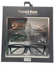 Kenneth Black Beverly Hills Reading Glasses Wood 3 Pack. Fixed Price $19.99.