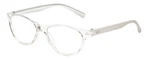 Elle Women's Oval Designer Blue Light Blocking Glasses Crystal Clear White 51 Mm. Fixed Price $29.95.