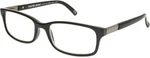 Foster Grant Men's Boston Square Reading Glasses, Black/transparent, 59 Mm + 1.5. Fixed Price $59.99.