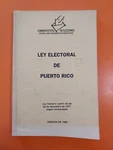 Ley Electoral De Puerto Rico Comision Estatal Elecciones 1995 Pb #4631. Fixed Price $17.88.