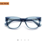 Caddis Miklos Reading Glasses +1.75 Clear Rgb Lens Carolina Blue Floral Frame. Fixed Price $60.00.