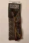 Foster Grant 1.25 Cynthia Reading Glasses Case Brown-animal Print Flex Hinges. Fixed Price $7.99.