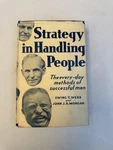 1930 Strategy Handling People Et Webb & Jjb Morgan Hc W/ Patented Display Dj. Fixed Price $19.99.