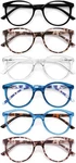 Giblogo Women Pack Blue Light Reading Cheaters Eyeglasses, MIX6 +2.0. Fixed Price $5.03.