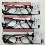 "3 Pair" R152 Foster Grant Sofia Vergara Teresa Dmi/aqu 1.25 Reading Readers Gla. Fixed Price $21.83.