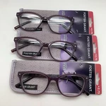 "3 Pair" Foster Grant VRL2103 Prp + 2.75 Reading Glasses Readers Purple. Fixed Price $19.95.