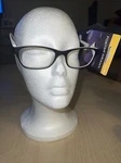 Foster Grant +2.00 Lucille Reading Glasses Black White Polka Dots - 58.5MM. Fixed Price $12.00.