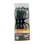 Cvs Health Readers Rectangle Bifocal Reading Glasses +1.00 3-PACK Multicolor. Fixed Price $12.00.