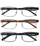 Bls Businessman Rectangular Reading Glasses - Professional Durable Readers .... Fixed Price $14.99.