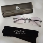 Lifeart Blue Light Blocking Reading Glasses,rimless Frame Tinted. Fixed Price $10.00.