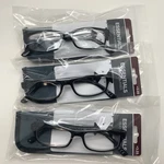 "3 Pair" Essentials Foster Grant Cartman Blk +3.25 Readers Reading Glasses. Fixed Price $24.95.