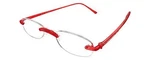 Calabria 715 Womens Lightweight Rimless Flexie Reading Glasses Red +1.25 48MM. Fixed Price $19.95.