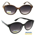 +1.50 - +3.00 Bifocal Sunglasses Women's Classic Black, Brown, Peach Moxie Nwt. Fixed Price $14.99.