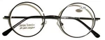 Round Metal Reading Glasses With Spring Hinge At Temples DE4. Fixed Price $11.99.
