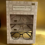 Max Studio Premium 3-PACK Reading Glasses Readers +2.00 New Authentic. Fixed Price $33.00.