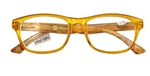 Joy Mangano Yellow Wood Tone +2.50 Readers Spring Temple Uv Protection W/ Case. Fixed Price $18.99.
