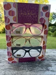 Nicole Miller Studio Reading +2.00 Lg Lenses New Eyeglasses 3PK. Fixed Price $31.00.