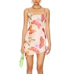 Superdown Pink Mesh Mini Slip Dress Small Bodycon Ruched Butterfly Revolve New. Fixed Price $48.00.
