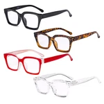 Eyekepper 4 Pack Ladies Reading Glasses - Square Readers For Women. Fixed Price $21.99.