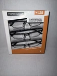 Design Optics By Foster Grant 668 Full Metal Square Reading Glasses 3 Pk +1.25. Fixed Price $12.99.