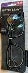 Foster Grant Tristan Readers W. Case +1.25 Black 5012035 New. Fixed Price $11.99.