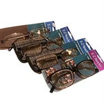 4 Pack Reading Glasses +1.5 Foster Grant Fgx International Soft Case Hal Percy. Fixed Price $24.00.