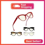 Eyekepper 4 Pack Oversized Blue Light Filter Glasses Women Cat Computer Read. Fixed Price $37.74.