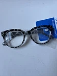 New Crystal Vision +3.00 Thick Black & Gray Frame Reading Glasses Readers. Fixed Price $19.62.