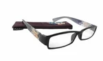 Calabria 761 Floral Print Reading Glasses +1.50 Gold Women Ladies Trendy Readers. Fixed Price $9.95.