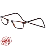 Clic Magnetic Reading Glasses Tortoise 1.50 Neck Hanging. Fixed Price $69.95.