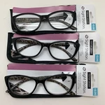 "3 Pair" Foster Grant Sight Station Ssr 24 640 +2.00 Reading Glases Readers. Fixed Price $21.95.
