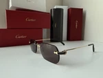 Cartier Signature De CT0498S 001 Gold Grey Lens Sunglasses Authentic. Fixed Price $399.00.