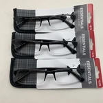 "3 Pair" Essentials By Foster Grant Readers Percy Blk 2.75 Reading Glasses Black. Fixed Price $27.95.