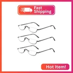 Dbeftli Half Frame Reading Glasses - Moon Readers With Spring Hinge For Wom. Fixed Price $23.80.