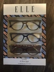 Elle 3 Pack Gift Box Womens Reading Glasses +1.50. Fixed Price $13.25.
