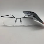 Foster Grant FGMR2101 Gun +2.50 Mens Reading Glasses Readers Half Rim. Fixed Price $9.95.