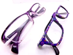 2 Lady / Girl Reading Glasses Compact Retro Colorful Frames Readers Power +1.0. Fixed Price $21.00.