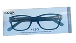 The Look Reading Glasses Unisex Eyewear Premium Rubber Blue +1.50 Readers Artist. Fixed Price $15.00.