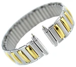 10-14MM Speidel Two Tone Twist-o-flex Stainless Ladies Watch Band 290DT Bogo. Fixed Price $16.95.