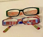 Gamma Ray Readers 2 Pairs Ladies Quality Spring Hinge Glasses For Women. Fixed Price $9.15.