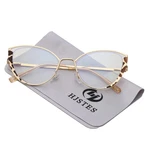 Hjstes Blue Light Blocking Glasses Women Trendy Cat Eye Metal Mm, Leopard. Fixed Price $25.40.