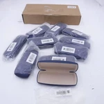 Lot 10 Eye Glasses Case Hard Clam Shell W/ Soft Inner Lining Navy Blue. Fixed Price $37.49.