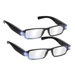 Duanmei Bright Led Readers With Lights Reading Glasses Lighted Magnifier Nigh.... Fixed Price $26.27.